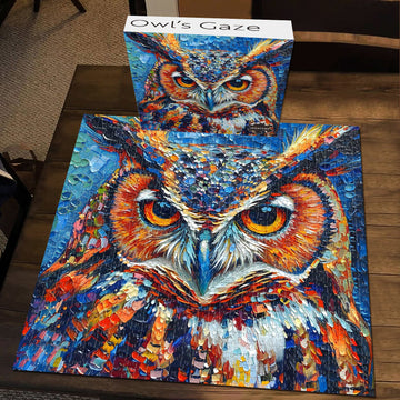 Gufo Gaze puzzle puzzle 1000 pezzi